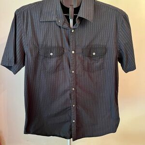 Calvin Klein Black Casual Button Down Shirt